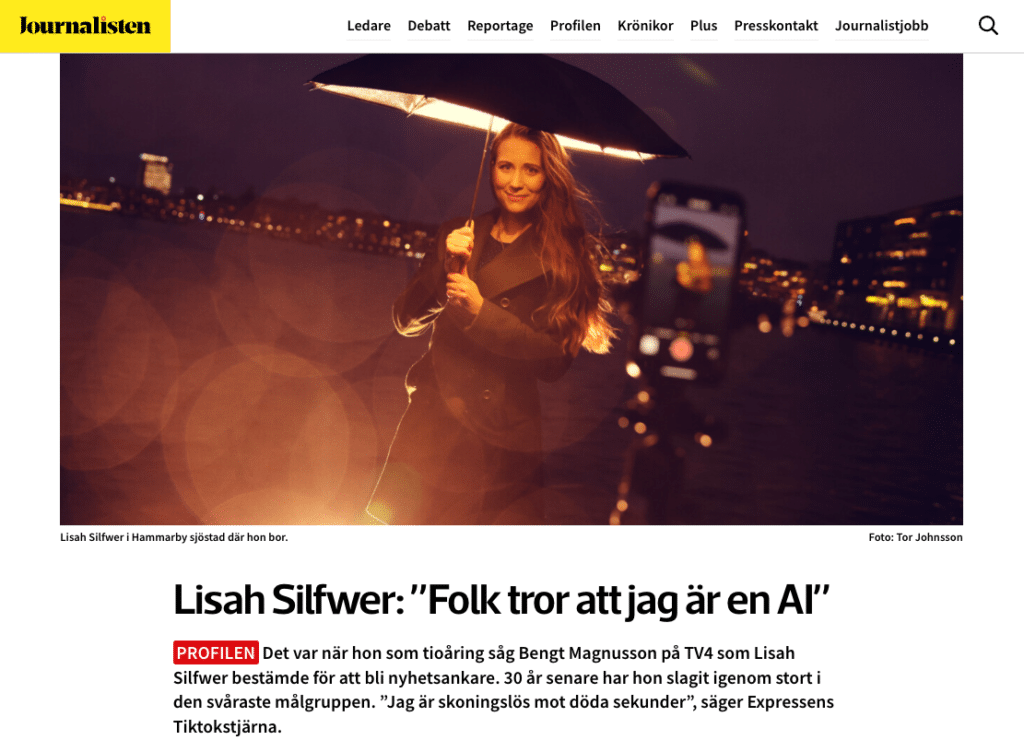 Journalisten - Lisah Silfwer - Lisah Silfwer-kopior överallt
